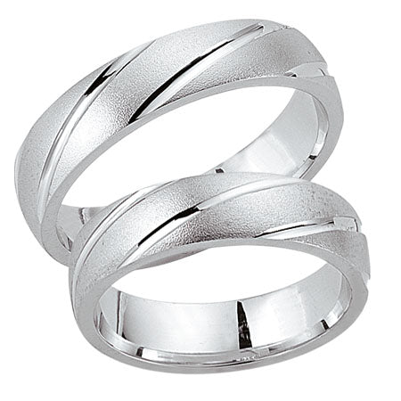 Hochzeitstrauringe, Eheringe/Trauringe, Prata, HT 018