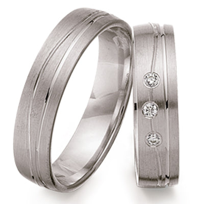 Hochzeitstrauringe, Eheringe/Trauringe, Prata, HT 095