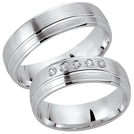 Hochzeitstrauringe, Eheringe/Trauringe, Prata, HT 110