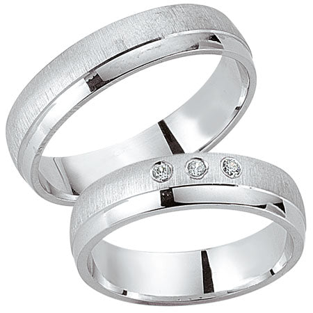 Hochzeitstrauringe, Eheringe/Trauringe, Prata, HT 117