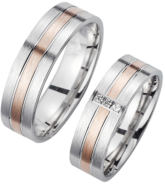 Cilor Trauringe/Eheringe Perfect Love Bicolor HR 119A