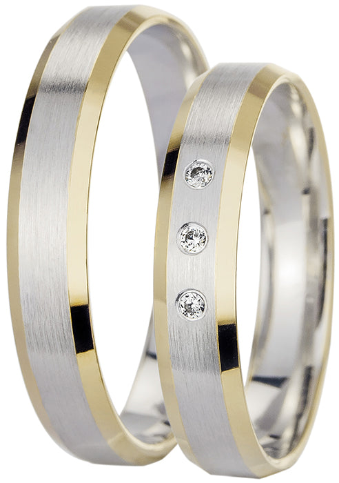 Cilor Trauringe/Eheringe Perfect Love Bicolor HR 137A