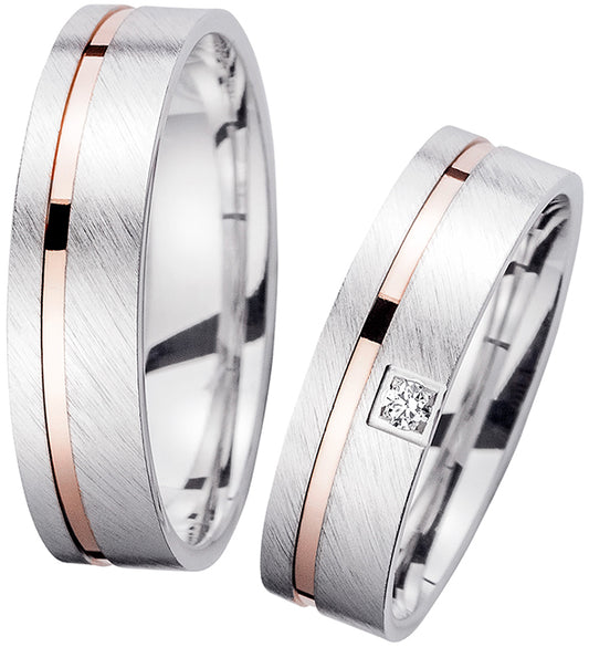 Cilor Trauringe/Eheringe Perfect Love Bicolor HR 165A