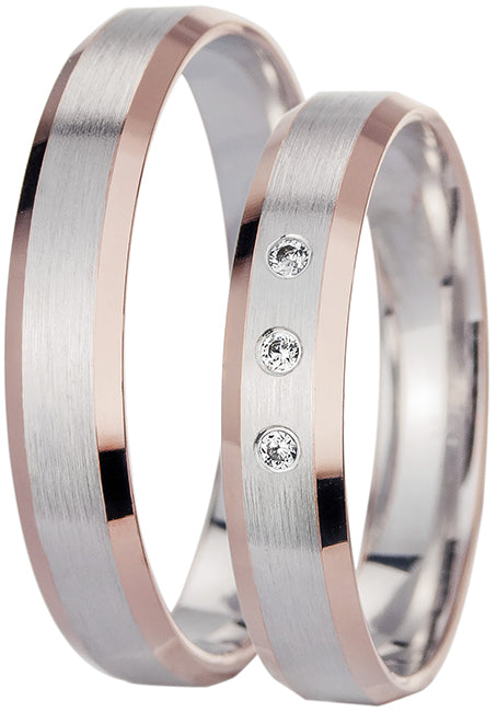 Cilor Trauringe/Eheringe Perfect Love Bicolor HR 177A