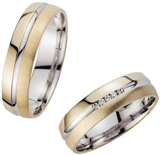 Cilor Trauringe/Eheringe Perfect Love Bicolor HR 181A