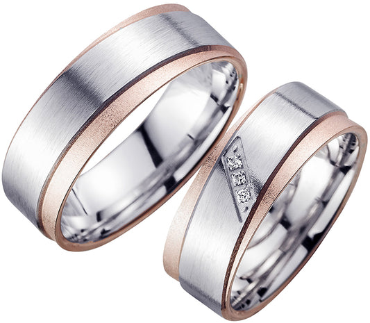 Cilor Trauringe/Eheringe Perfect Love Bicolor HR 217A