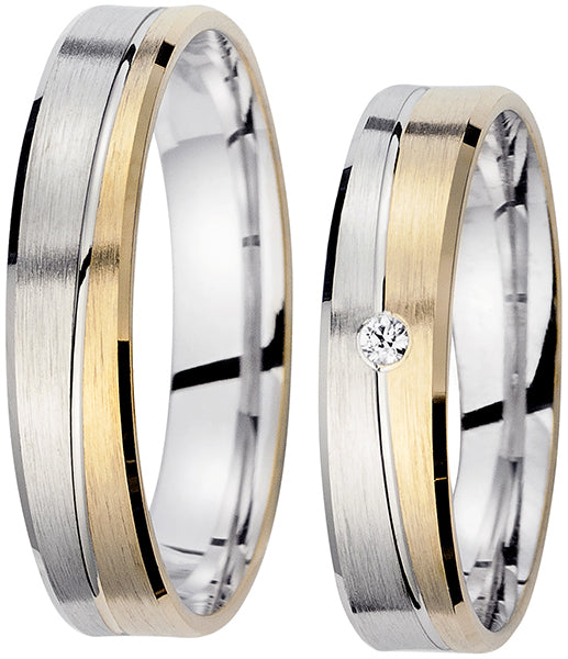 Cilor Trauringe/Eheringe Perfect Love Bicolor HR 248A