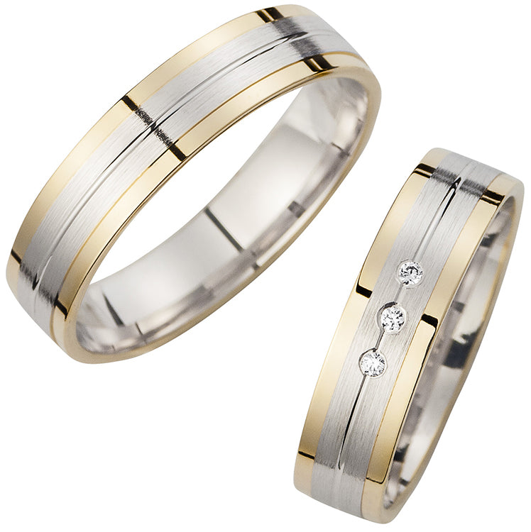 Cilor Trauringe/Eheringe Perfect Love Bicolor HR 58A