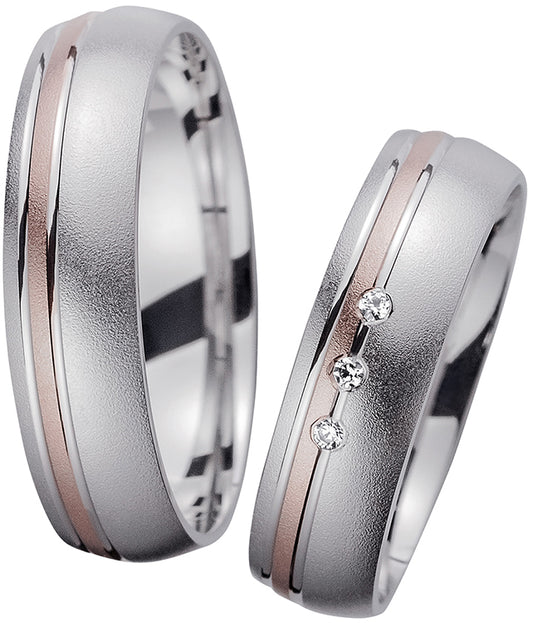 Cilor Trauringe/Eheringe Perfect Love Bicolor HR 64A