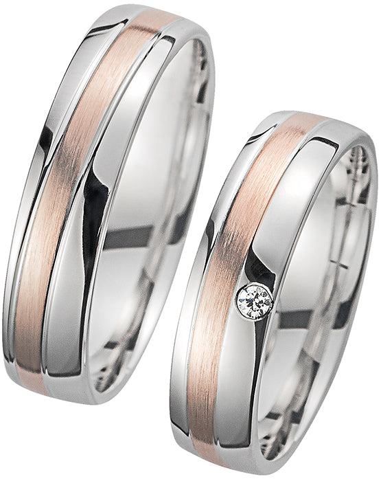 Cilor Trauringe/Eheringe Perfect Love Bicolor HR 84A