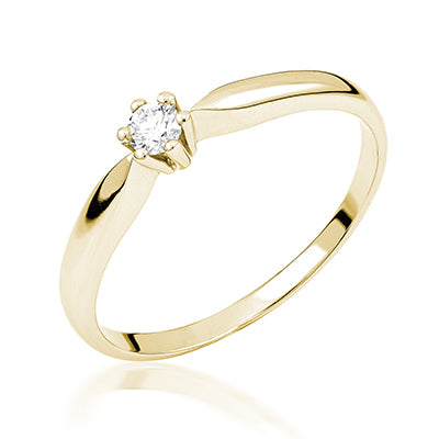 Schwarz My Solitaire/Verlobungsring M110 14ct.