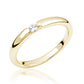 Schwarz My Solitaire/Verlobungsring M114 14ct.