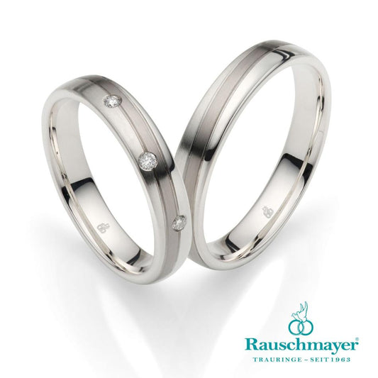 Rauschmayer Trauringe Silber-Palladium 11-51186/10-51186