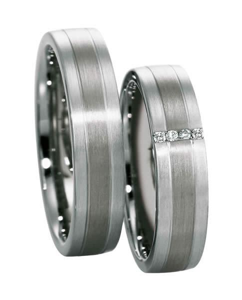 Produktbild: Saint Maurice Trauringe (Platin950/Weißgold750) 85410-85411