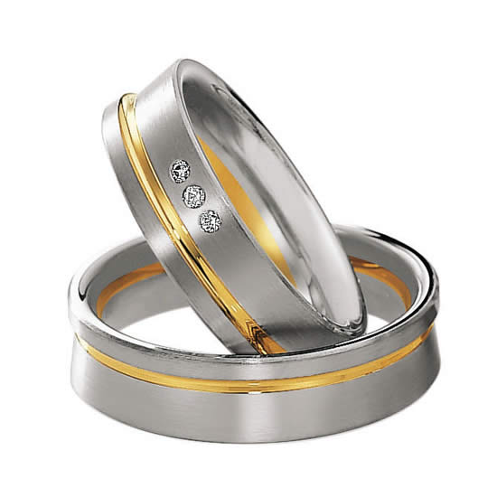 Saint Maurice Bicolor Trauringe/Eheringe 82049-82048