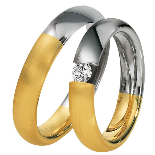 Saint Maurice Bicolor Trauringe  81291-81290