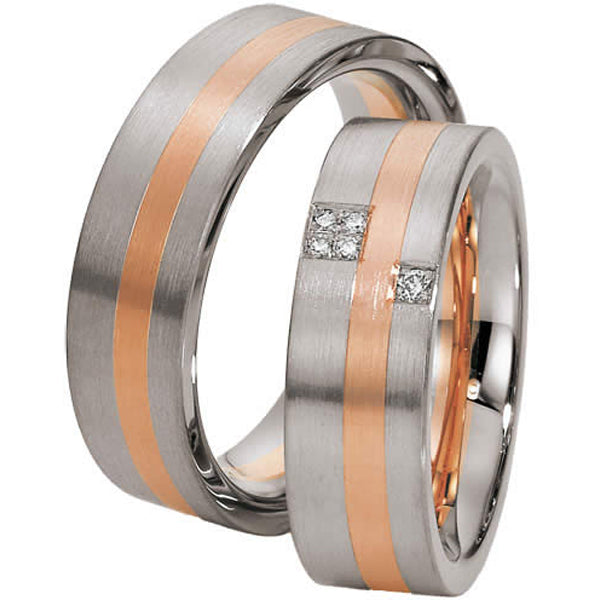 Saint Maurice Bicolor Trauringe 81305-81304