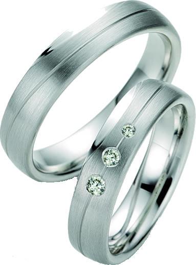 Saint Maurice Weißgold Trauringe  81400-81401
