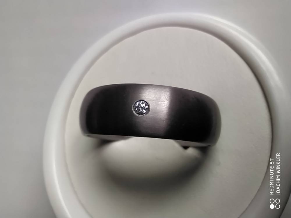 TANTALUM MAGIC Tantal Ring Linie P1 1x0,016ct.