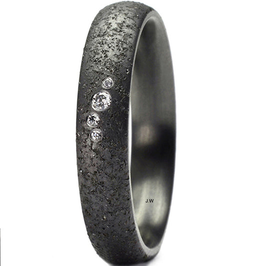 TANTALUM MAGIC Tantal Ring Sand P1 4x0,019 ct.