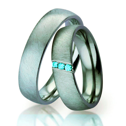 TitanFactory Trauringe/Eheringe  51813/007-51911Blue aus Titan von TitanFactory