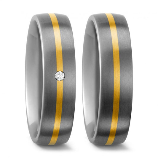 TitanFactory Trauringe/Eheringe 51078/001/002/7201-51078/001/000/7201