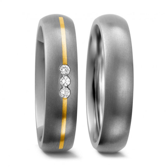 TitanFactory Trauringe/Eheringe 51174/001/006/7201-51173/001/000/7201